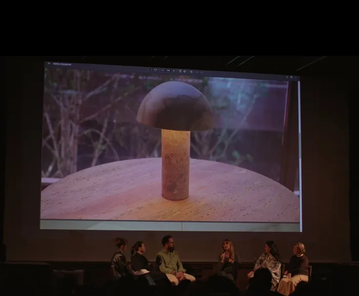 Bezhë in the panel of Pristina Sustainable Design Week