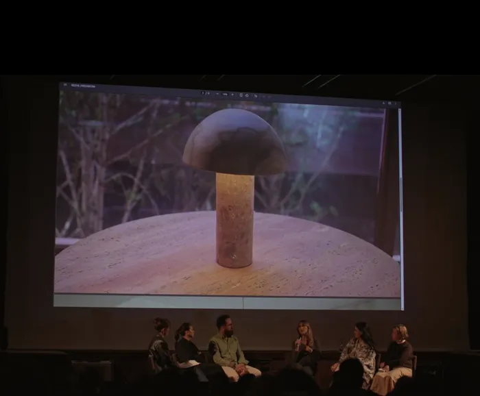 Bezhë in the panel of Pristina Sustainable Design Week